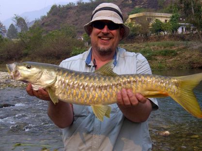 Andy With Mahseer
